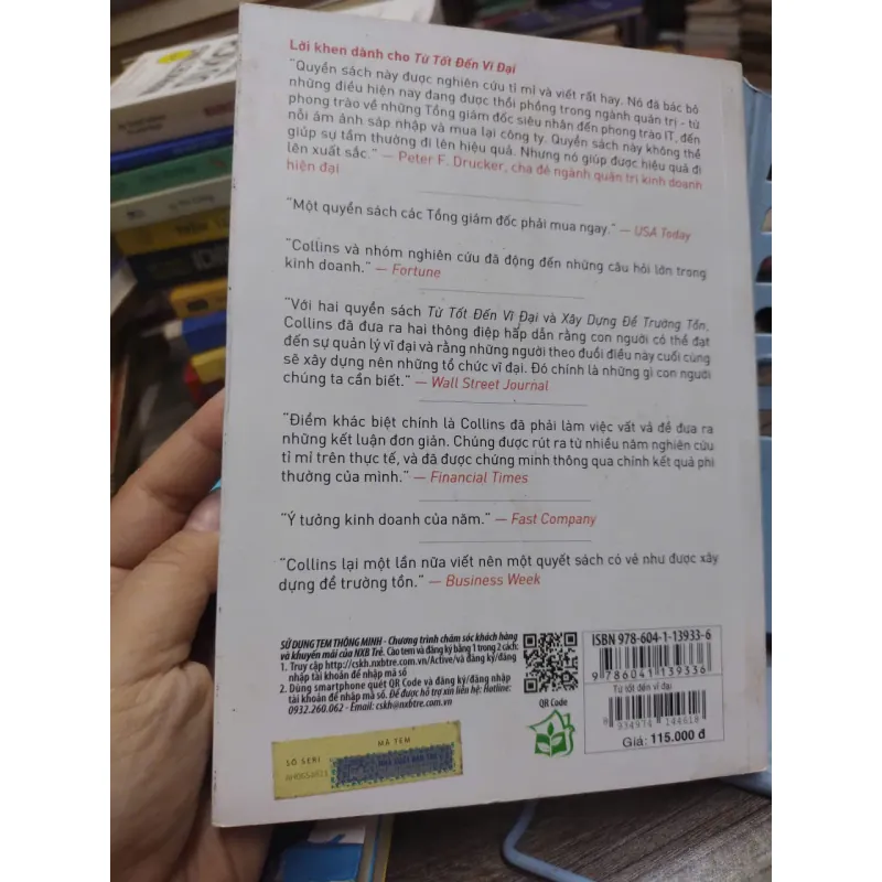 Sách: Từ tốt đến vĩ đại - Jim Collins (A2) 590033