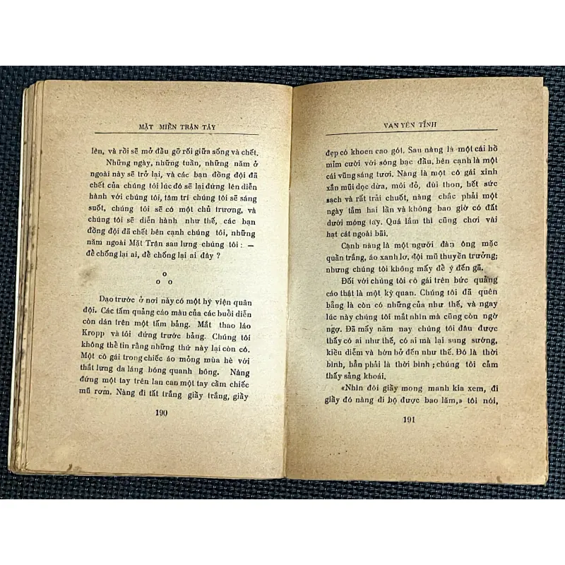 MẶT TRẬN MIỀN TÂY VẫN YÊN TĨNH -  E. MARIA REMARQUE 996972