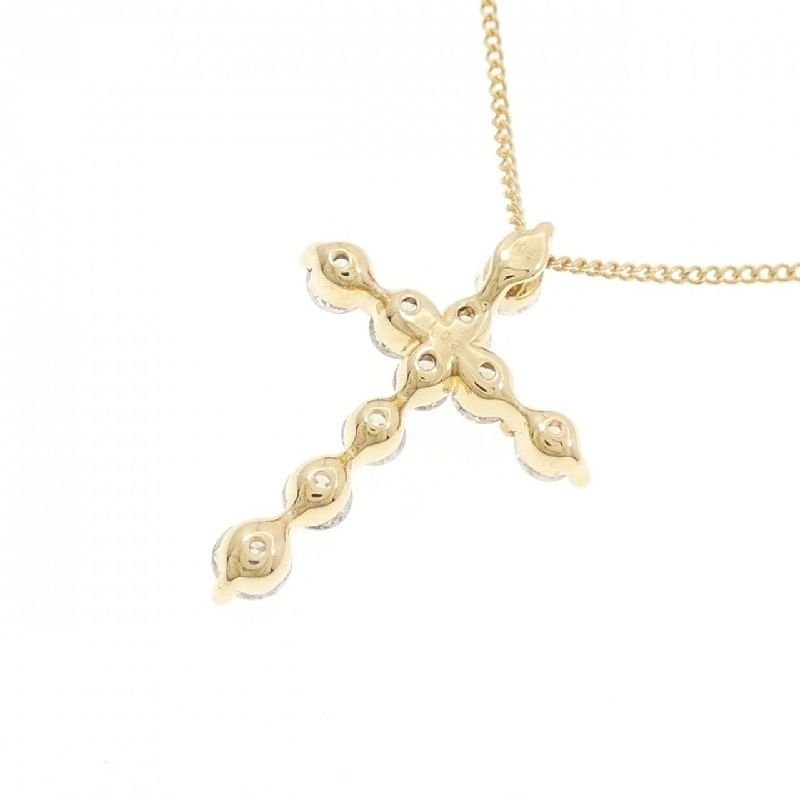 K18YG Dây chuyền kim cương hình chữ thập 1.02CT - Hàng hiệu Chính hãng 859052