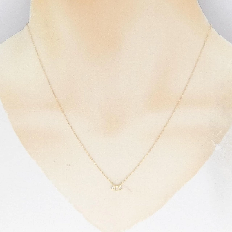 Dây chuyền kim cương K18YG 0.04CT - Hàng hiệu chính hãng 863912