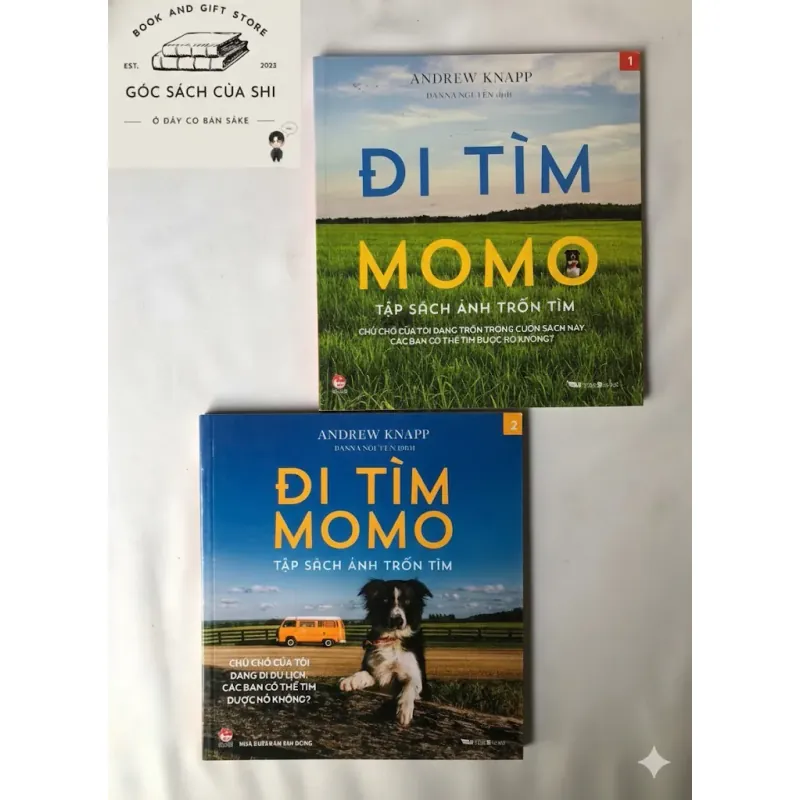 Combo Đi Tìm Momo - Tập Sách Ảnh Trốn Tìm: Tập 1 Và 2 (Bộ 2 Tập) | Andrew Knapp 758392