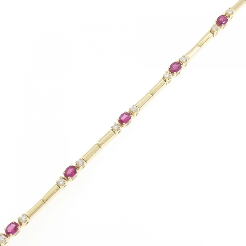 Bông tay ruby 750YG - Hàng hiệu Authentic 873859