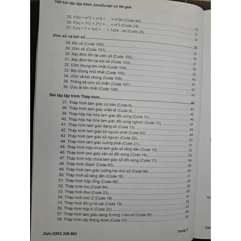 100 bài tập Javascript có lời giải - ZendVN 798716
