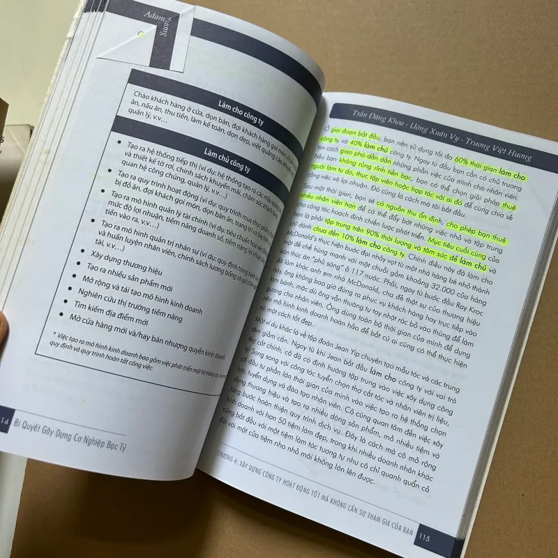 Bí quyết gây dựng cơ nghiệp bạc tỷ - Adam Khoo 745803