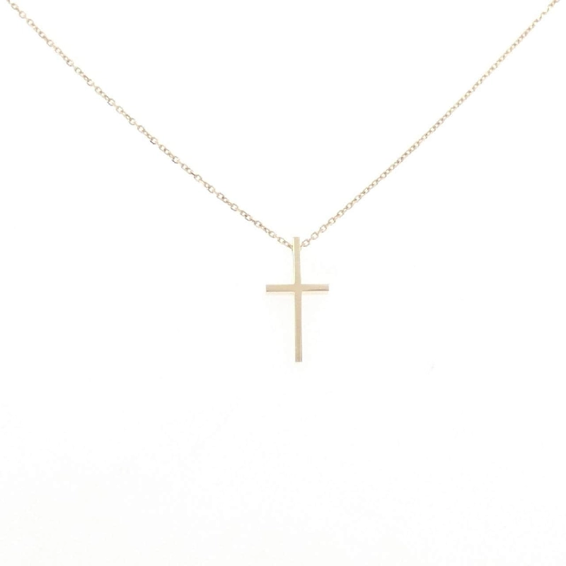 4゜C K10YG Dây chuyền hình chữ thập - Hàng hiệu Authentic 841393