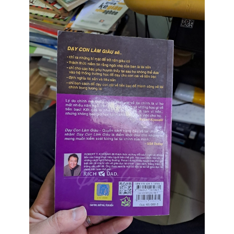 Dạy con làm giàu tập 1 để không có tiền vẫn tạo ra tiền mới 90% 2022 KỸ NĂNG VAVO1709 920003