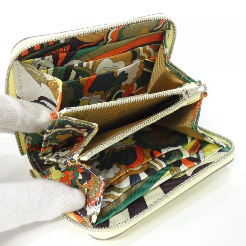 Ví da HERMES FAUBOURG RAINBOW Silk In Compact 085877CK - Hàng hiệu Authentic 806220