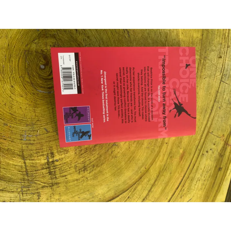 DIVERGENT- VERONICA ROTH- ONE CHOICE CAN TRANSFORM YOU 763283