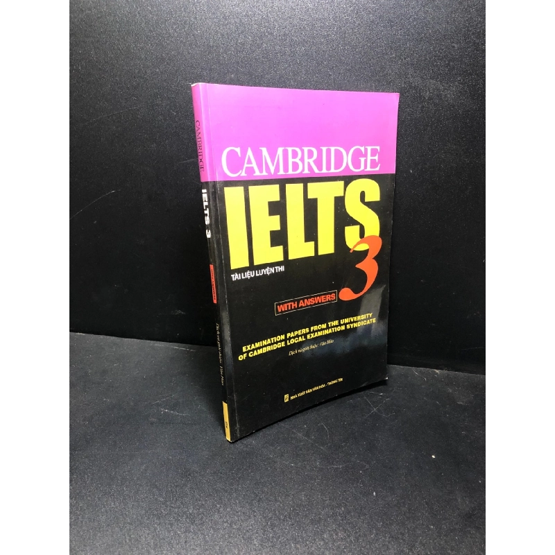 Ielts 3 2011 Cambridge mới 80% ghi , ố vàng HCM0111 912281