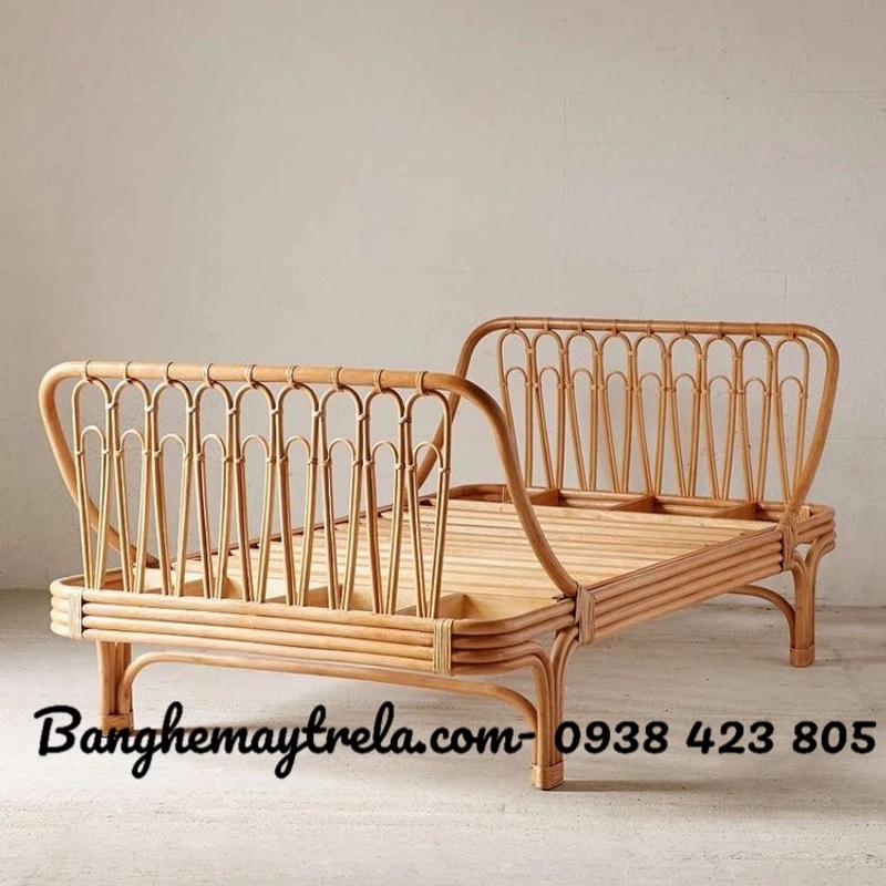 Giường mây tự nhiên cho bé 476199