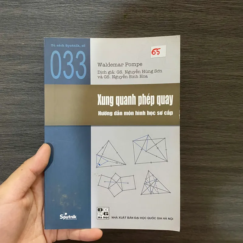 Sách Xung Quanh Phép Quay – Hướng Dẫn Môn Hình Học Sơ Cấp - Waldemar Pompe#HATRA 655063