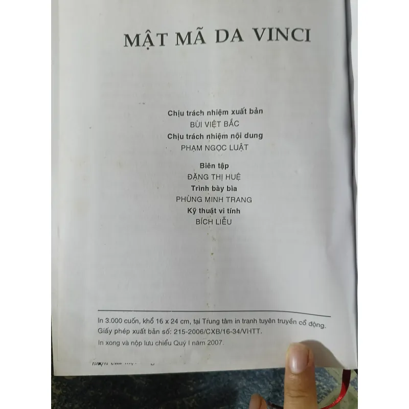 Mật mã Da Vinci - Dan Brown 751455