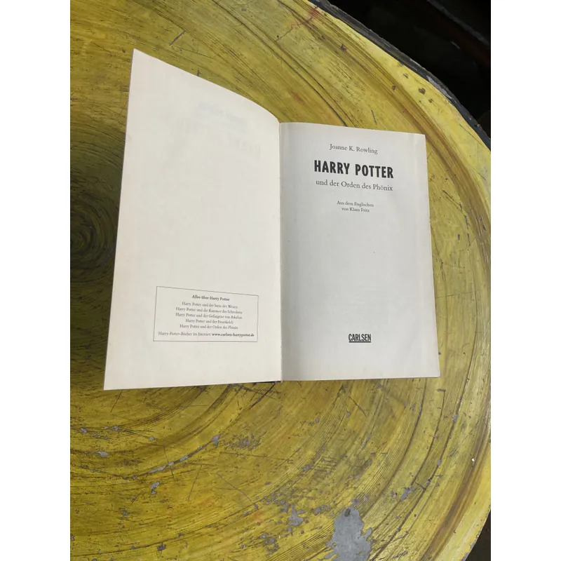 HARRY POTTER VÀ HỘI PHƯỢNG HOÀNG BẢN TIẾNG ĐỨC 735049