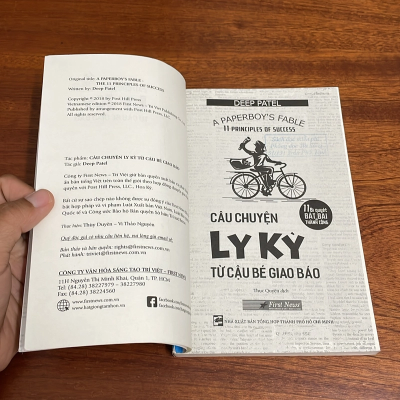 II Sách Kỹ Năng: Câu Chuyện Ly Kỳ Từ Cậu Bé Giao Báo - DEEP PATEL - 2019 498686
