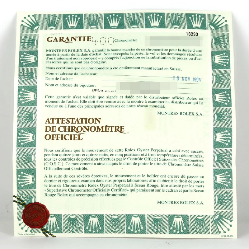 Đồng hồ Rolex Datejust 16233 SSxYG tự động S - Hàng hiệu chính hãng 880141