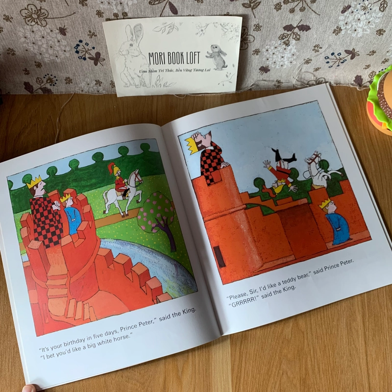 Sách tranh Prince Peter and the Teddy Bear, Used, Picture Book For Kids 446653