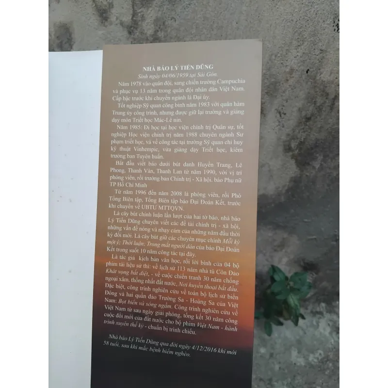 Lý Tiến Dũng hành trình một cuộc đời 1022955