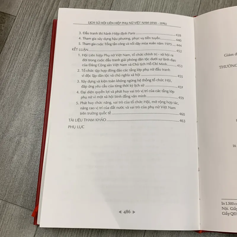 Biên niên lịch sử hội liên hiệp phụ nữ việt nam 1930 - 2012. 4a4 757014