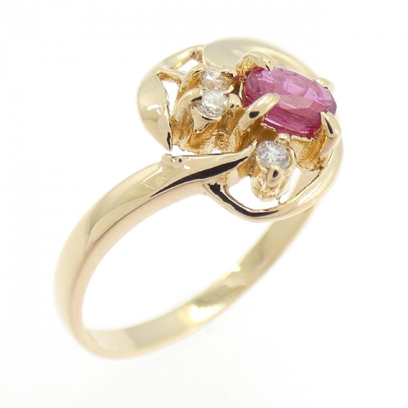 Nhẫn ruby K18YG 667130