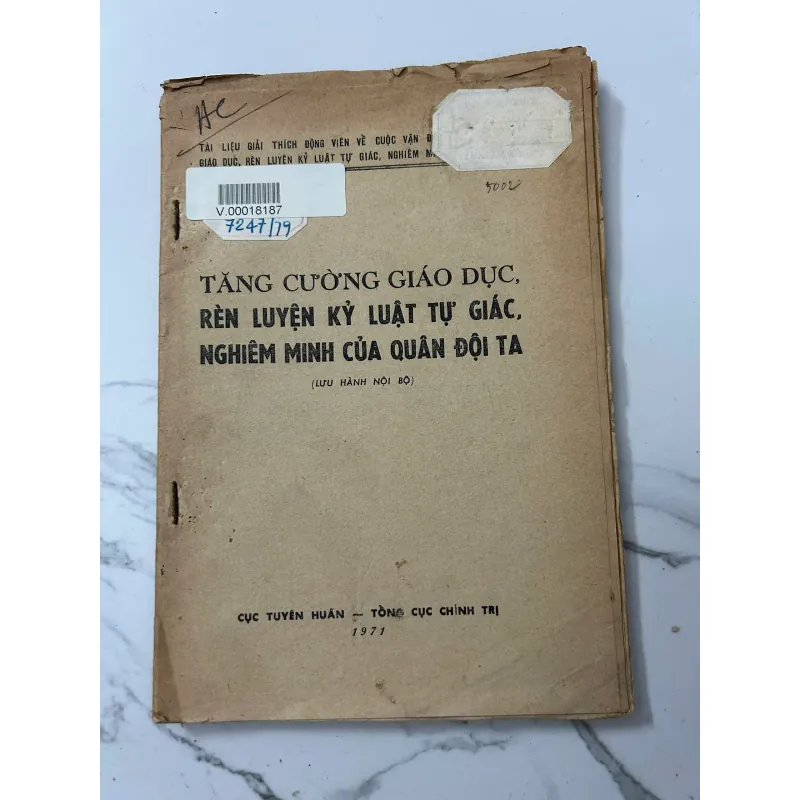 Tăng tường giáo dục rèn luyện kỷ luật tự giác của quân đội ta – Nhiều tác giả 758309