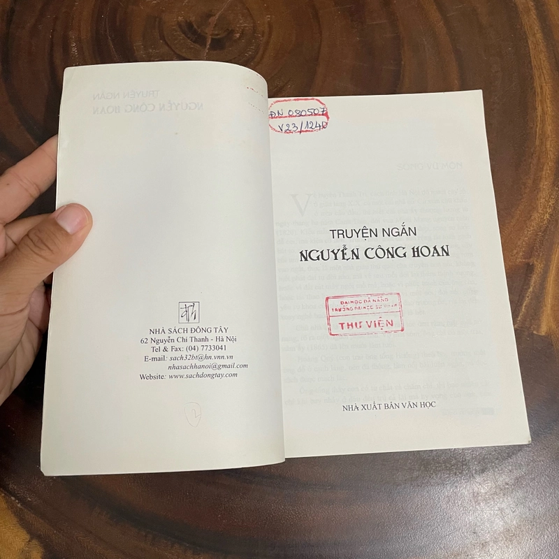 II Tựa sách: Truyện Ngắn - Nguyễn Công Hoan - 2007 462847