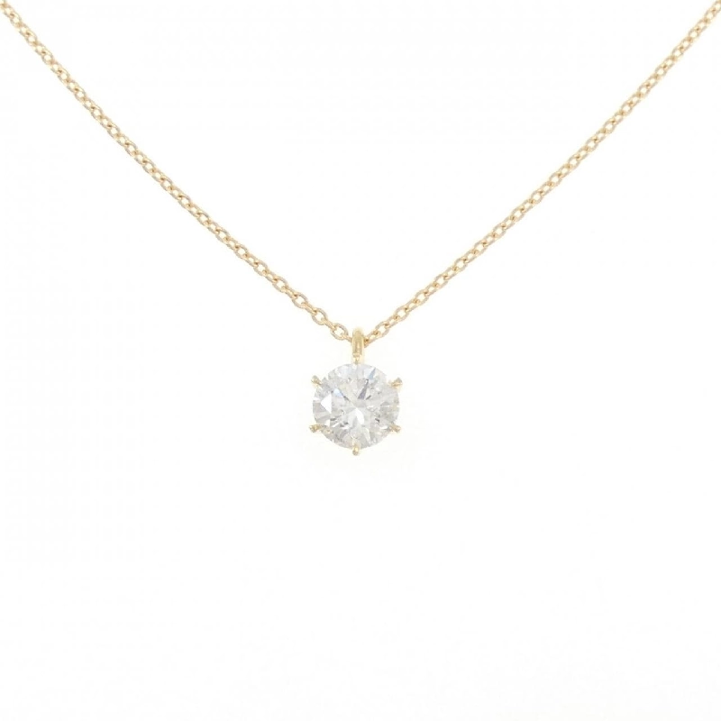 K18YG Dây chuyền kim cương 0.602CT H I1 Tốt - Hàng hiệu Chính hãng 880166