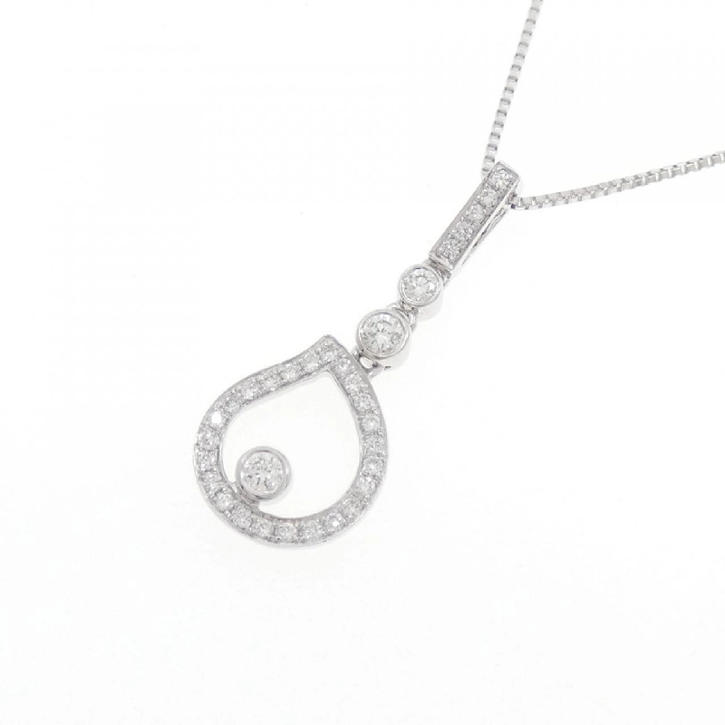 750WG/K18WG Dây chuyền kim cương 0.135CT - Hàng hiệu Authentic 858293