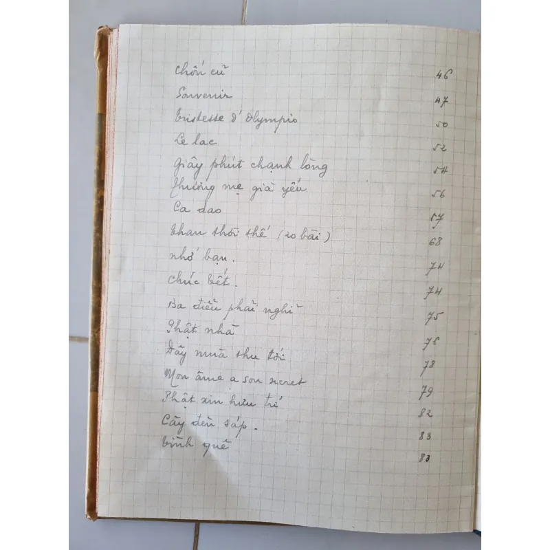 Sổ tay năm 1953 viết thơ 1020610