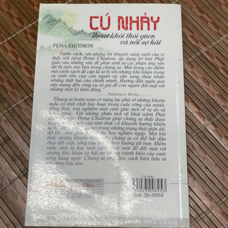Cú Nhảy Thoát Khỏi Những Thói Quen Và Nỗi Sợ Hãi-PEMA CHODRON 545799