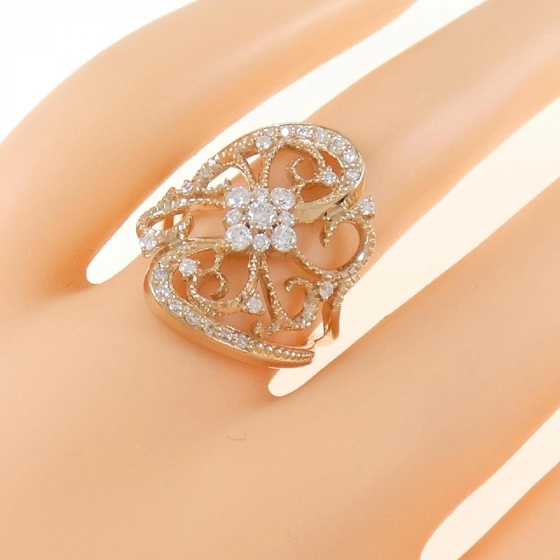 Nhẫn kim cương K18PG 0.46CT 673573