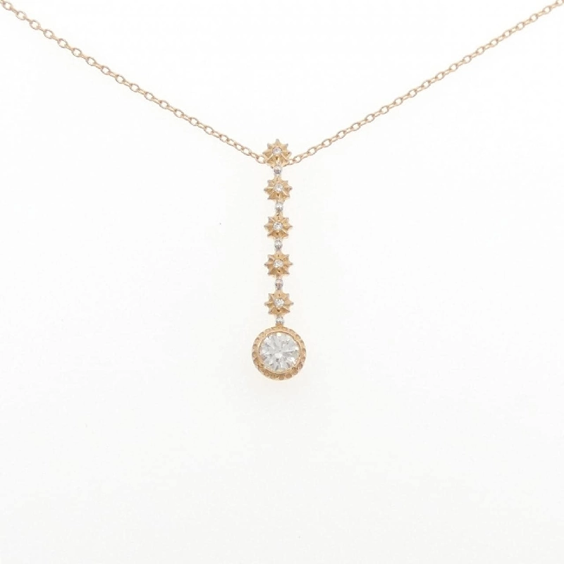 K18PG/K18WG Dây chuyền kim cương 0.348CT - Hàng hiệu Chính hãng 859084