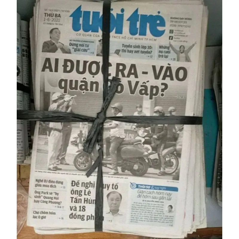 1 kg Báo in cũ, dùng gói quà, gói bình chai lọ thủy tinh, chà đồ  735294