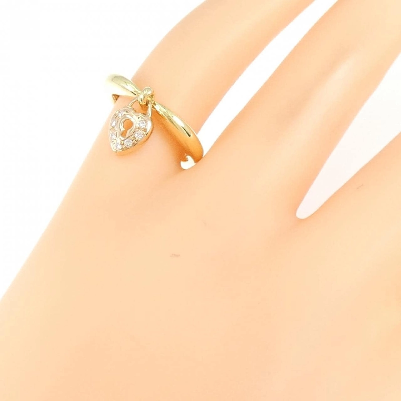 Nhẫn kim cương hình trái tim K18YG/K18PG 0.04CT 669304