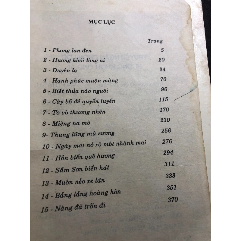 Truyện ngắn chọn lọc hương khói lòng ai 1996 mới 50% ố vàng bụng xấu rách bìa nhẹ Nguyễn Dậu HPB0906 SÁCH VĂN HỌC 914962