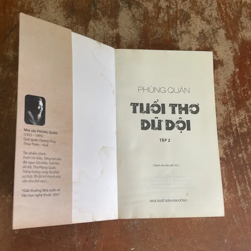 TUỔI THƠ DỮ DỘI HAI TẬP - PHÙNG QUÁN 740569