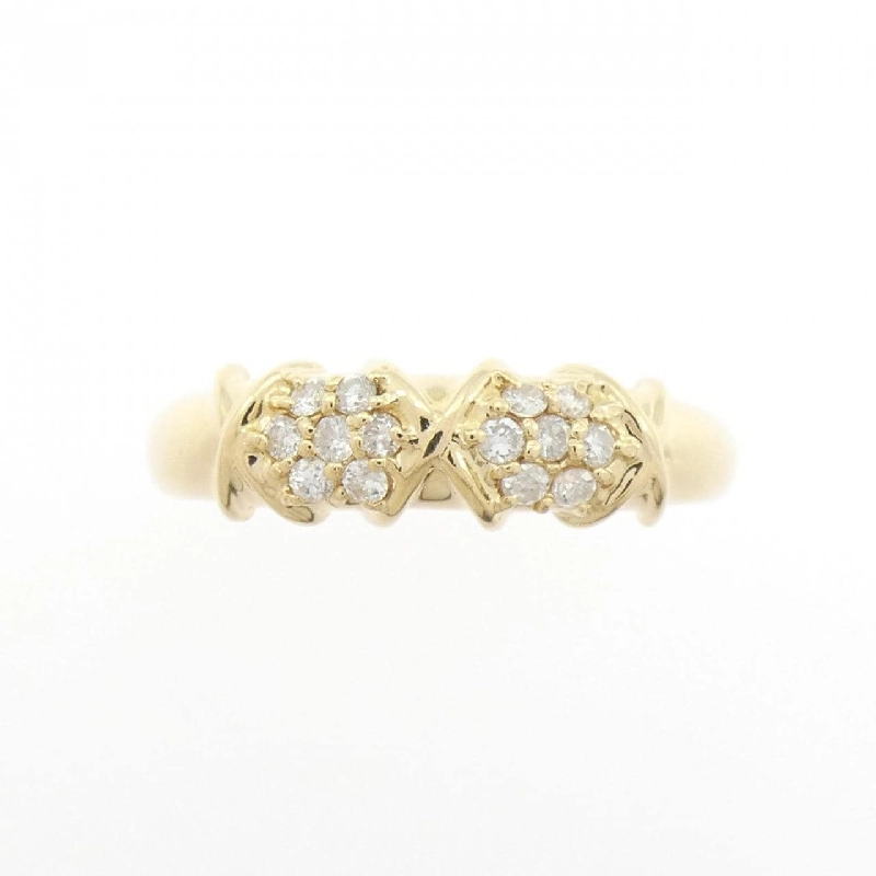 Nhẫn kim cương K18YG 0.14CT - Hàng hiệu Authentic 849300