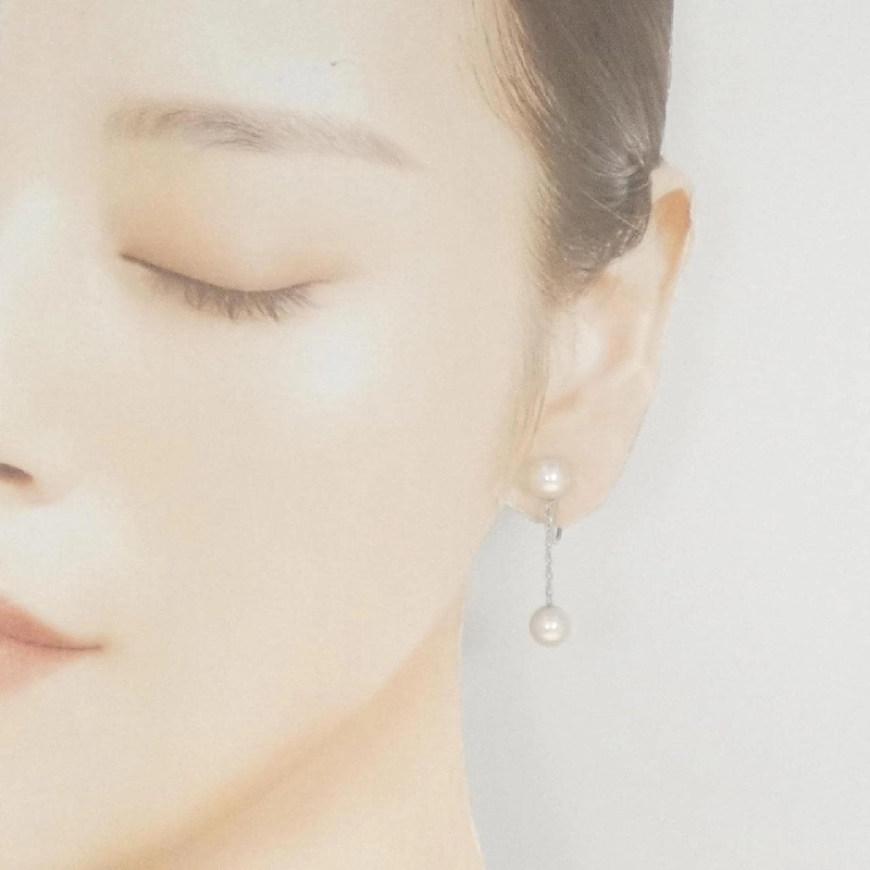 K14WG Bông tai ngọc trai Akoya - Hàng hiệu Authentic 874039