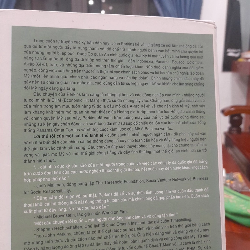 John Perkins - LỜI THÚ TỘI CỦA MỘT SÁT THỦ KINH TẾ 391095