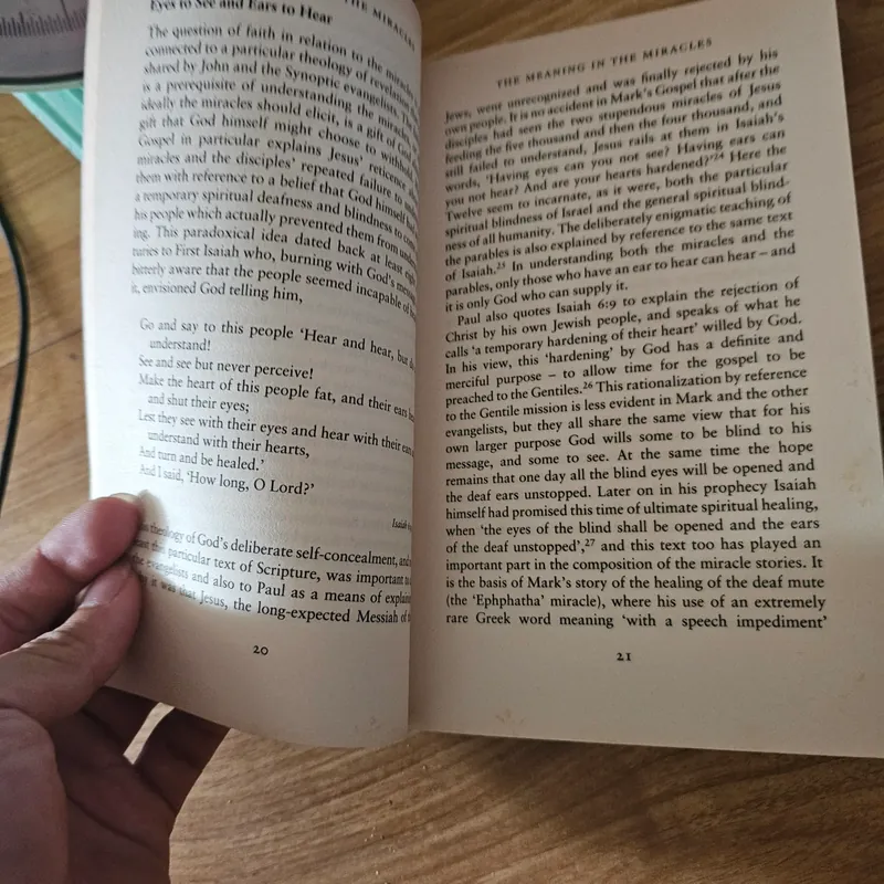 The meaning in the miracles
 739573