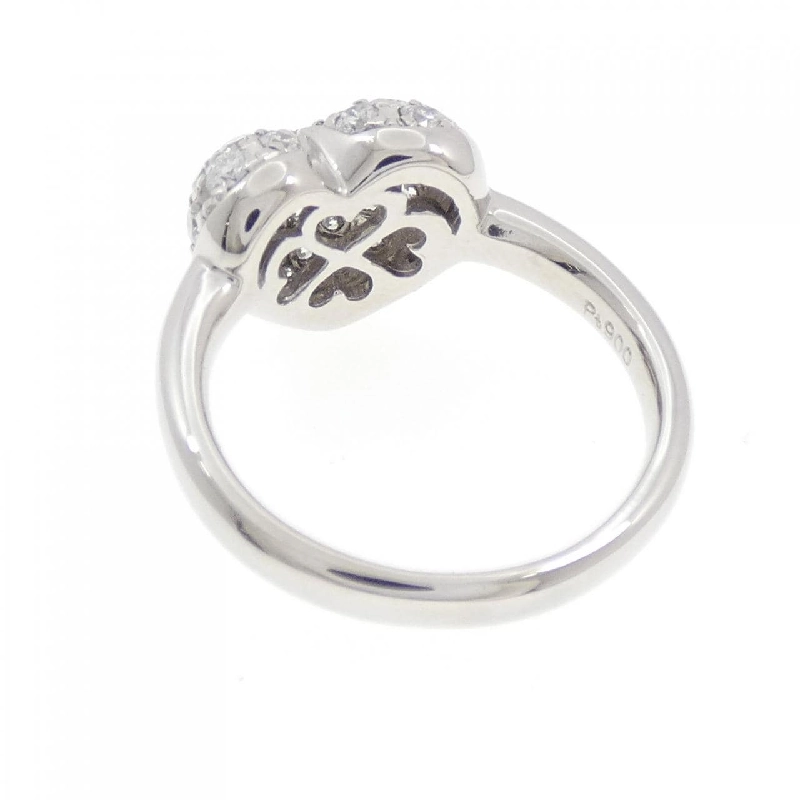 Nhẫn kim cương hình trái tim PT900 Pavé 0.94CT - Hàng hiệu Authentic 849074