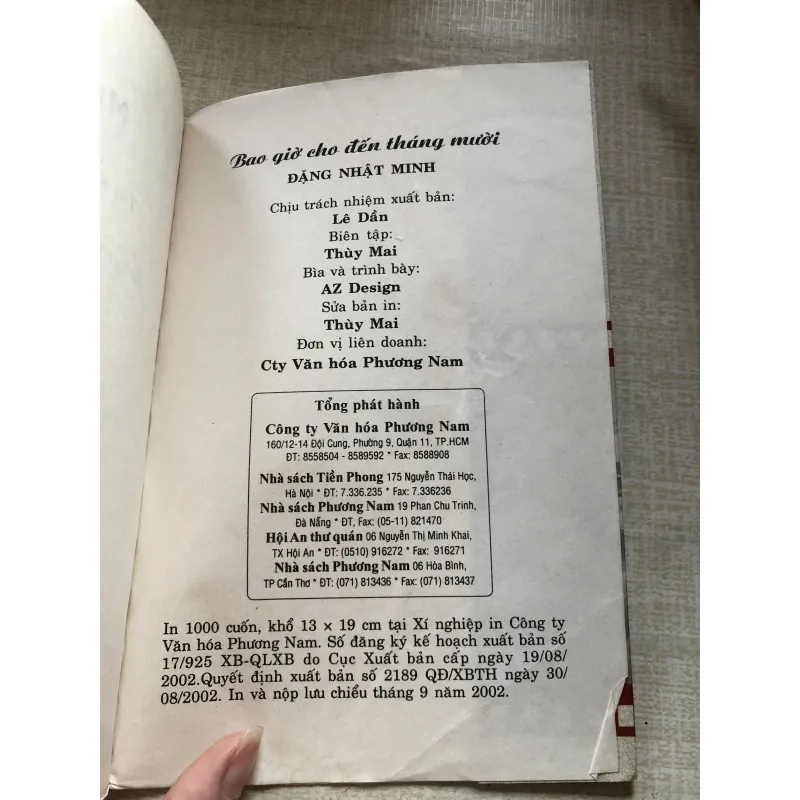 Bao giờ cho đến tháng mười-Đặng Nhật Minh 992385