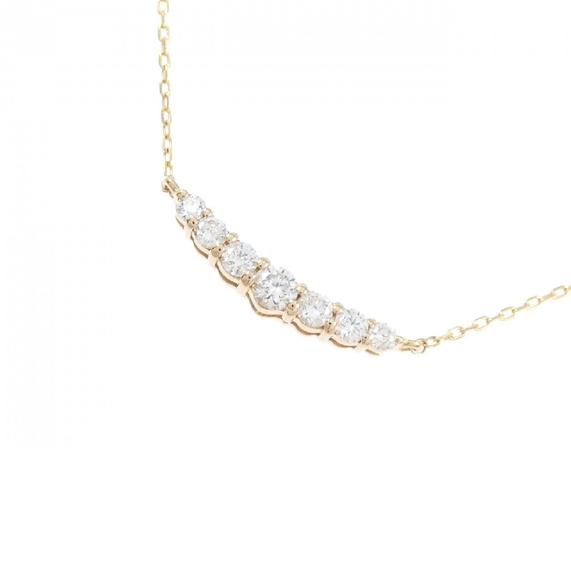 Dây chuyền kim cương K18YG 0.20CT - Hàng hiệu chính hãng 857813