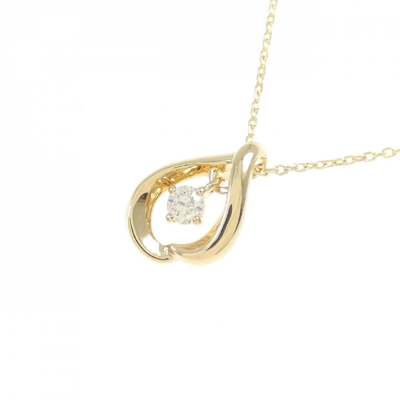 K18YG Dây chuyền kim cương - Hàng hiệu Authentic 860495