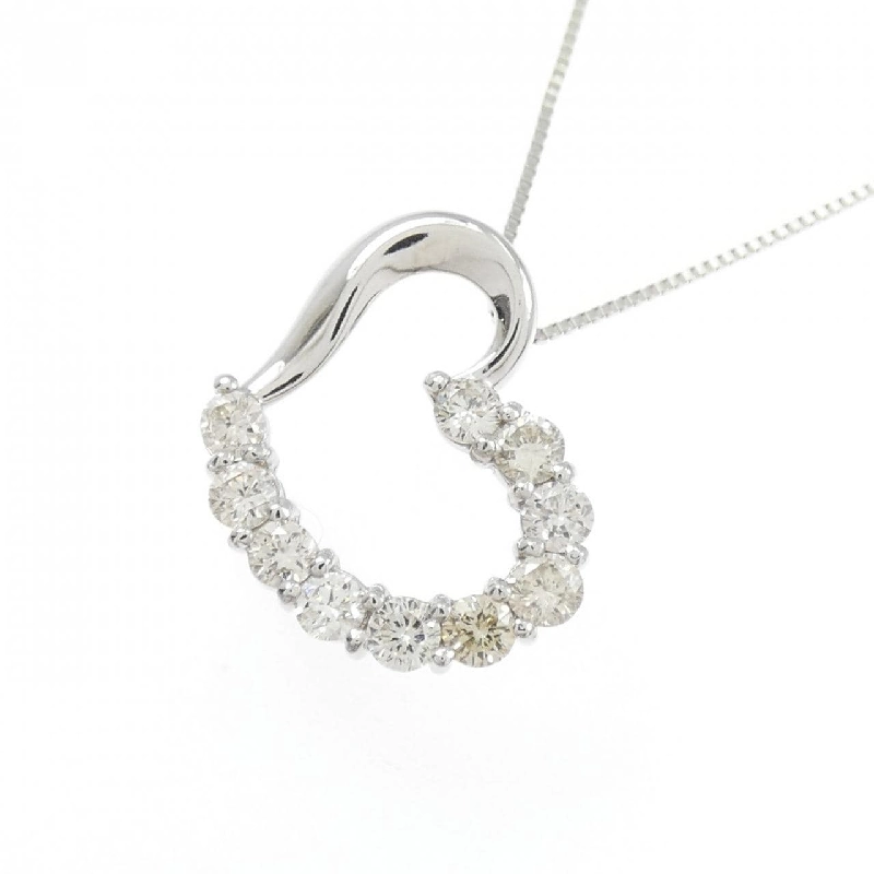 K10WG Dây chuyền kim cương hình trái tim 0.40CT - Hàng hiệu Chính hãng 857951