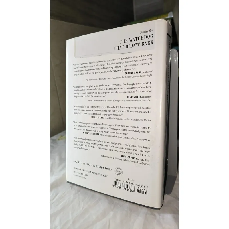 Non-fiction / Journalism / Media Studies – The Watchdog That Didn’t Bark | Dean Starkman 754912