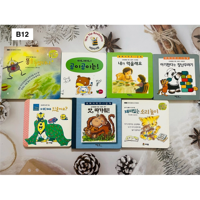 Boardbook tiếng Hàn cho bé 0-3T- B12 506983