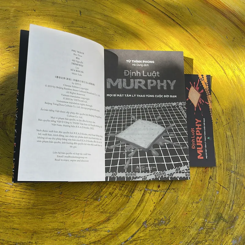 ĐỊNH LUẬT MURPHY MỌI BÍ MẬT TÂM LÝ THAO TÚNG CUỘC ĐỜI BẠN- TỪ THÍNH PHÒNG- hà dung dịch 673729