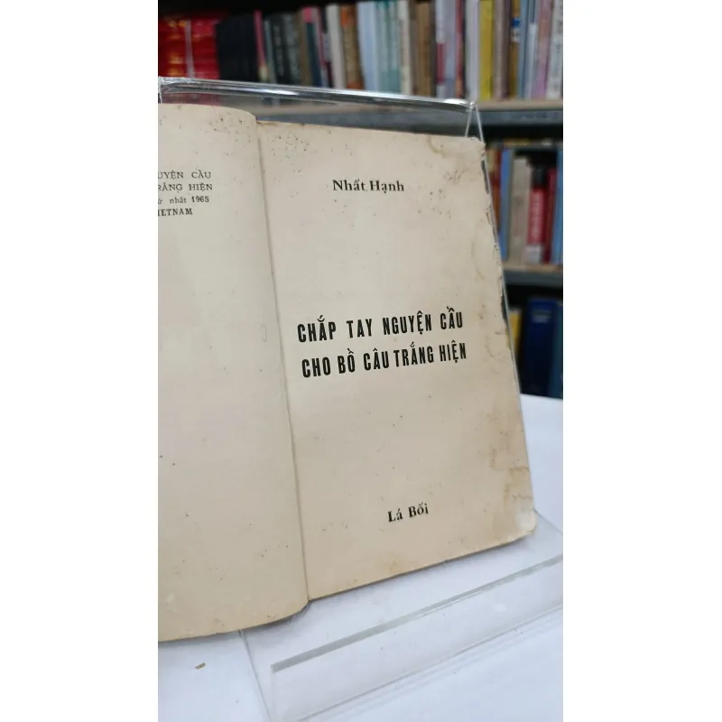 CHẮP TAY NGUYỆN CẦU CHO BỒ CÂU TRẮNG HIỆN - NHẤT HẠNH 758008