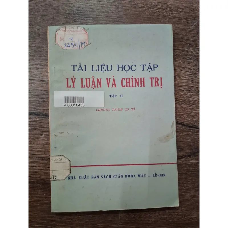 Tài liệu học tập lý luận và chính trị (Tập II) - NXB Sách Giáo khoa Mác – Lê-nin 713952