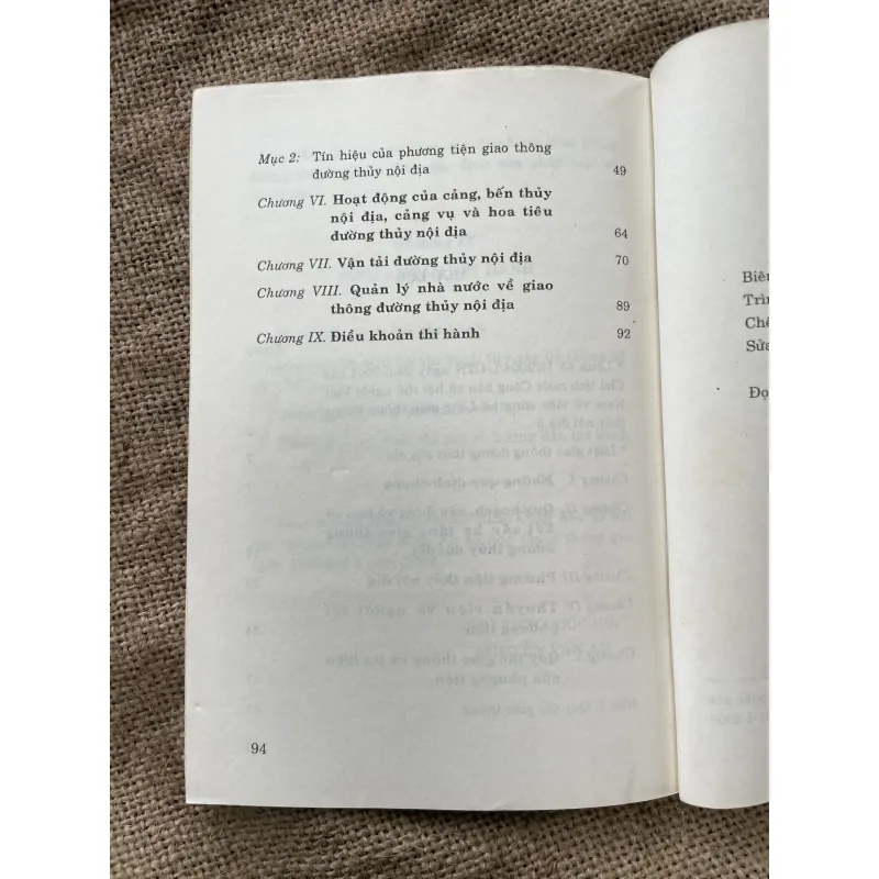 sách luật Việt Nam - giao thông đường thủy nội địa 937460